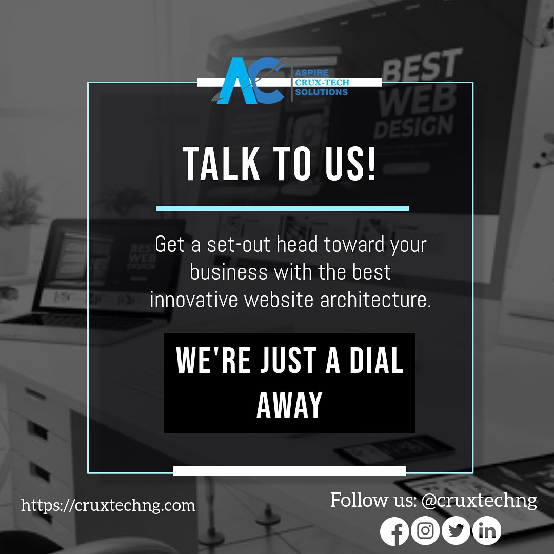 cruxtechng's tweet photo. Trust us today for the best services around ❤️
.
.
.
#businessowner #sme #webdesign #digitalmarketing #projectmanagement #cruxtechng #nigeria #lagosbusiness #abujabusiness #talktous #justadialaway https://t.co/miKneWojGh
