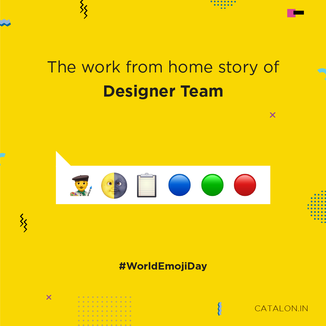 CatalonL's tweet photo. Emojis speak louder 🔊  than words. Expressing yourself with emoji is so much fun than long texts. Here is our work from home story what’s yours? On this World Emoji Day share us your story in the comment section below and have fun.

#worldemojiday #emoji #emojiday https://t.co/6FZ5qNMMeh