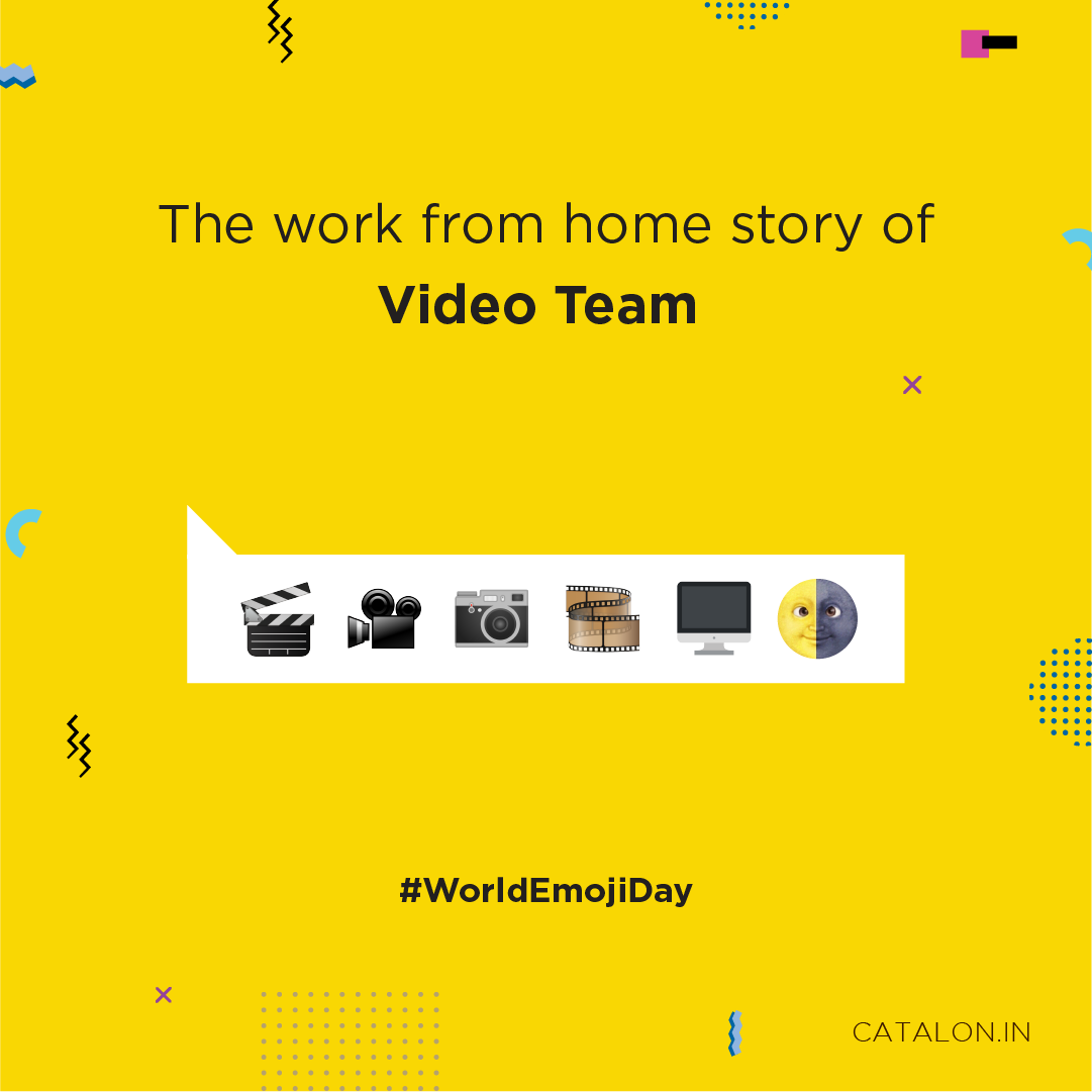 CatalonL's tweet photo. Emojis speak louder 🔊  than words. Expressing yourself with emoji is so much fun than long texts. Here is our work from home story what’s yours? On this World Emoji Day share us your story in the comment section below and have fun.

#worldemojiday #emoji #emojiday https://t.co/6FZ5qNMMeh
