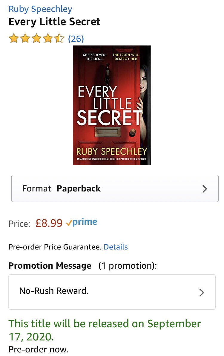 Every Little Secret is coming out in paperback on 17 September 2020! 
Available for pre-order now: amzn.to/30gOYvC
#EveryLittleSecret <a href="/HeraBooks/">Hera Books</a> <a href="/Jobbiebell/">Jo Bell</a> <a href="/BLM_Agency/">Bell Lomax Moreton</a>