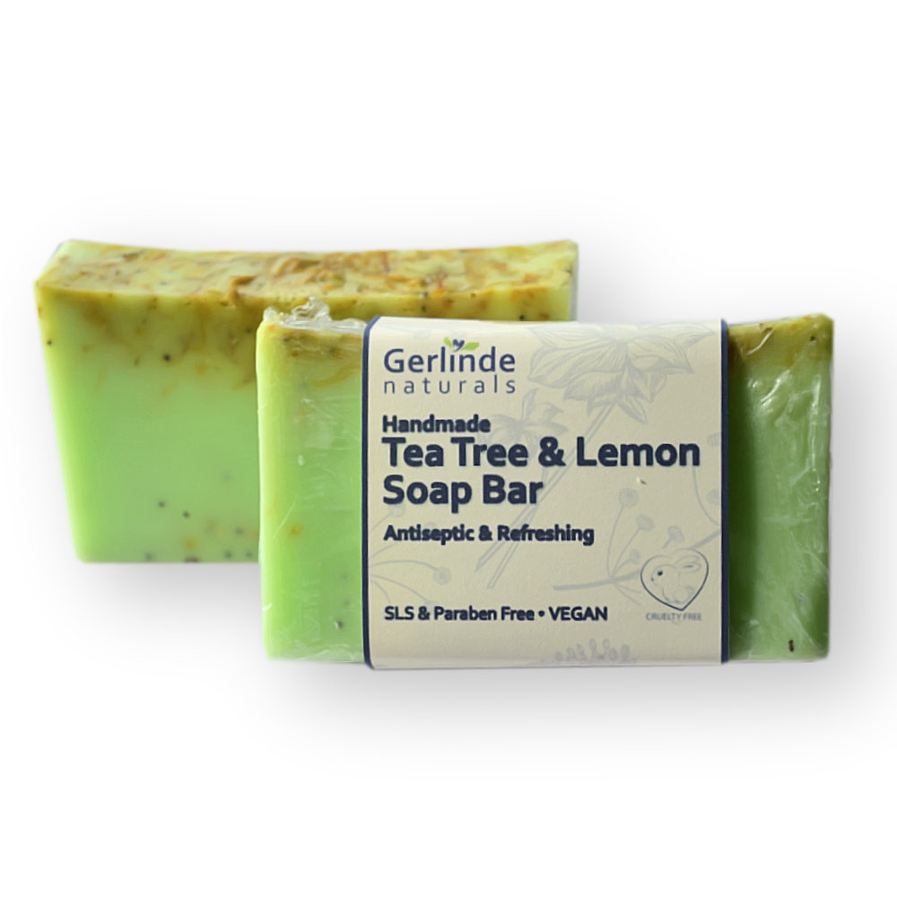 GerlindeNatural's tweet photo. Thanks for the kind words! ★★★★★ "I loved this tea tree &amp; lemon soap 🍋 so refreshing! I will definitely buy more. Also the packaging was absolutely lovely and with a little note from the owner and a sample of moisturizer (that I still have to try but also smells gorge https://t.co/dxXtojk9et
