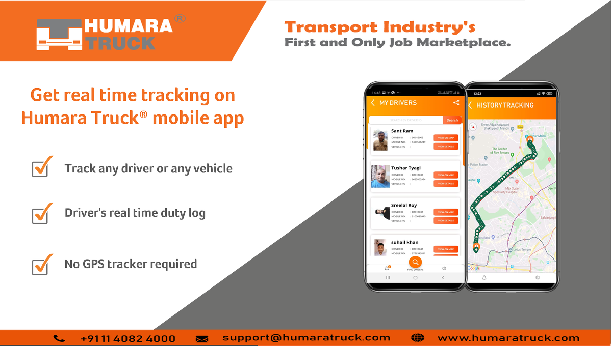TruckHumara's tweet photo. Get real time tracking on Humara Truck mobile app. https://t.co/B8leOElqJT