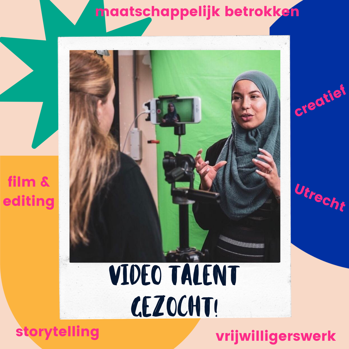 vcutrecht's tweet photo. VIDEO TALENT GEZOCHT! 🎥
Heb jij een passie voor #filmen & #editen, ben jij #creatief, #maatschappelijkbetrokken en woon je in #Utrecht? Dan zoeken wij jou! Wil jij hier alles over leren en er ook actief mee aan slag gaan? Geef je dan op! #videomakers https://t.co/wGnC3Rv2UD https://t.co/xbEvgdhLvl