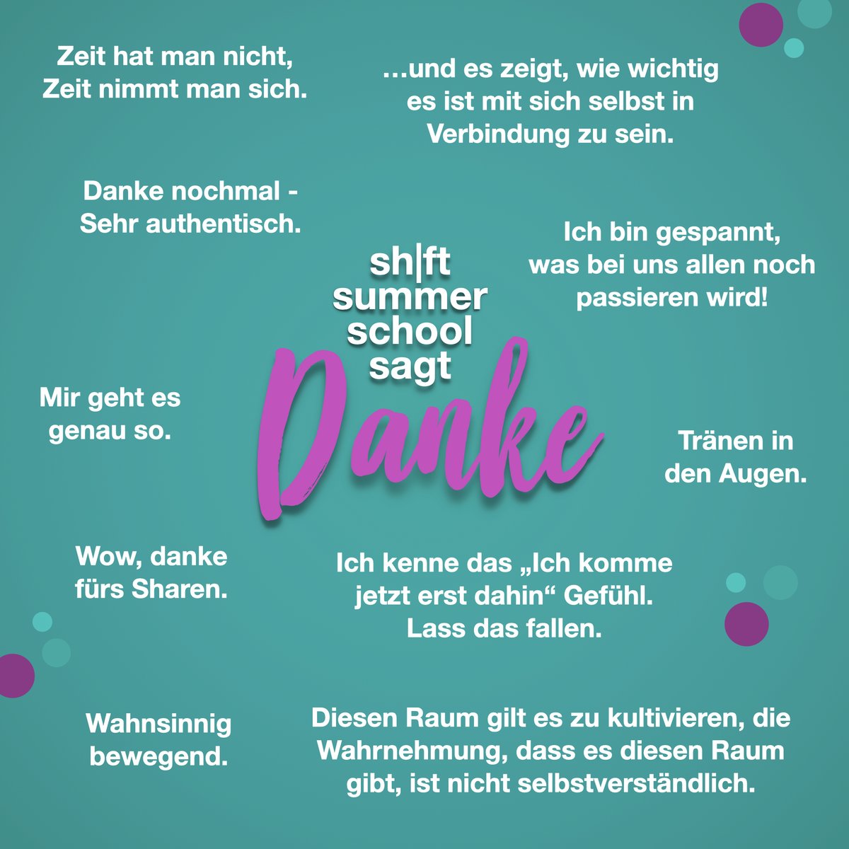 ♥️ Dank an die über 50 sh|ft'ler beim Start der Summer School #shifthappens2020 Die Reise hat begonnen.