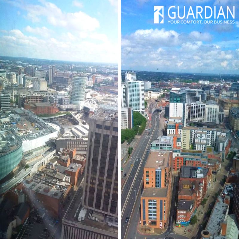 We couldn't resist sharing some more exciting views! 📸 This was taken by our team whilst working in the tallest building in Birmingham! 👏