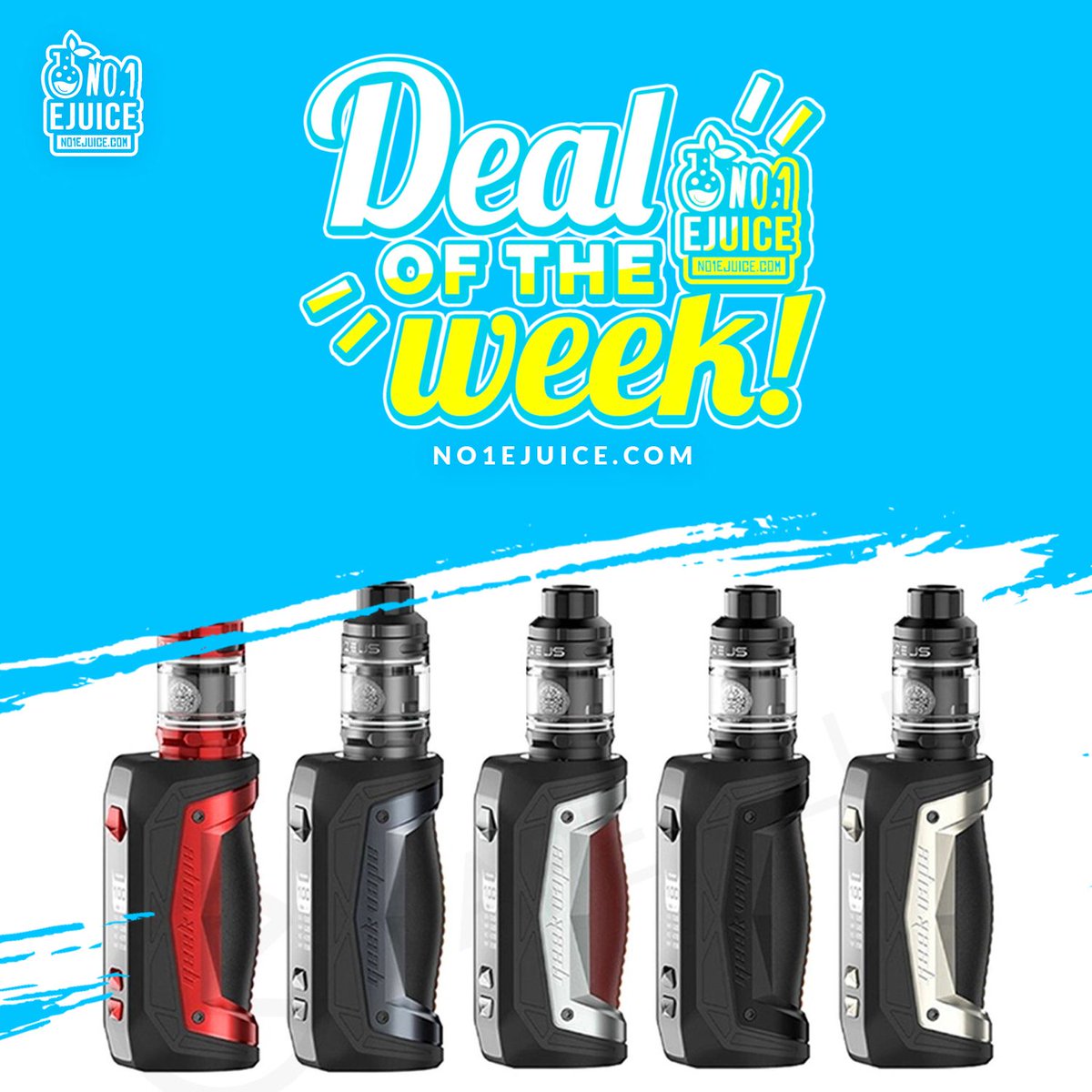 No1Ejuice's tweet photo. Deal Of The Week! Geek Vape Aegis Max Zeus Kit + Many More Grab yours before they run out!⠀⠀
———————————————————–⠀⠀
Offer Ends Friday 24th 10am.⠀⠀
Available @no1ejuice online⠀⠀
———————————————————–⠀⠀
💨 https://t.co/MHqk0r2riA⠀⠀
🇬🇧 Free UK shipping over £20⠀⠀ https://t.co/axeWQfV9mu