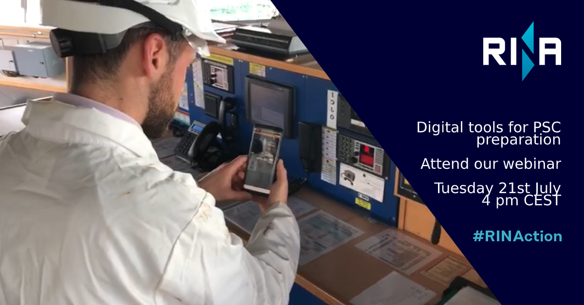 RINA1861's tweet photo. PSC performance is a key performance indicator for all #shipping companies worldwide managing any kind of vessel π’ We're hosting a webinar focusing on dedicated tools to enhance the performance of a ship during #PSC inspections. Join us β‘οΈ https://t.co/EUX4QHojFV
#RINAction https://t.co/E6cegBb62c