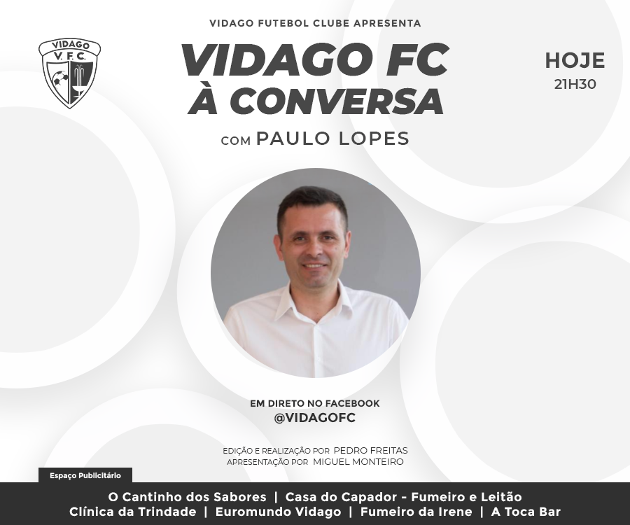 vidagofc's tweet photo. ▶️ HOJE temos o DÉCIMO PRIMEIRO episódio de:
"VIDAGO FC à conversa" 🗣🎥🎙
Presidente Paulo Lopes
#vidago #vidagofc #vidagoaconversa #paulolopes #presidente https://t.co/Clm5rwlGW7