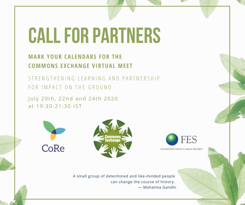 fesforcommons's tweet photo. Requesting FES partners to please mark your calendars for the 20th, 22nd, and 24th of July 2020 from 19.30 to 21.30 IST for the #CommonsExchange Virtual Meet, hosted by CoRe and FES. We will share the detailed agenda here soon.
@BlakeRatner
@Co_Resilience https://t.co/KNh1qQiZSp