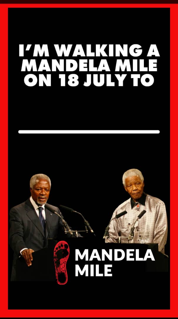 RMofeDamijo's tweet photo. One day to go, who's ready to walk with me ?
@mandelamile
#mandelamile
#forkofi https://t.co/coCKSbTcKt