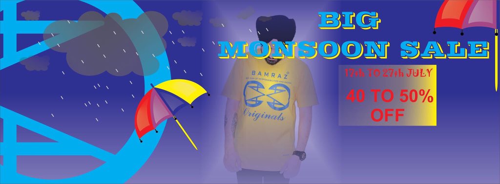 bamrazIndia's tweet photo. BIG MONSOON SALE 
17th TO 27th JULY
#bamraz
#bamrazsale 
#bamrazbigmonsoonsale
#livenow https://t.co/x6H158O1dQ
