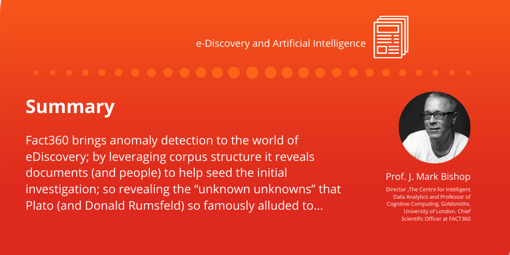 boyesturner's tweet photo. Read @ProfJMarkBishop's e-Discovery and Artificial Intelligence article here: https://t.co/Zad324O29C #AI #LegalTech #FACT360 #eDiscovery #UnknownUnknowns https://t.co/GTXxpN6vzD