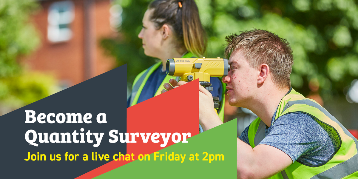 WeAre_LCB's tweet photo. Are you good with numbers? Like the idea of managing budgets and working in the construction industry?
Find out from a lecturer about a career in Quantity Surveying and ask questions in our Live Chat. Join us today at 2pm for the final day of @GoHigherWY #HEWeek https://t.co/psDB7KFPyd