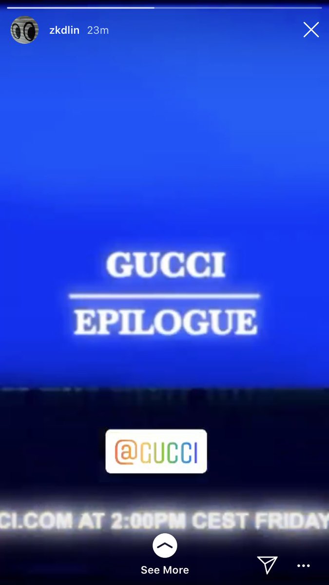 Korea’s Gucci ambassadors IU and Kai both posted this on their instagram stories #GucciEpilogue