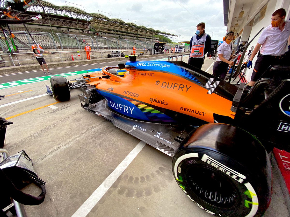 McLarenF1's tweet photo. FP1 at the #HungarianGP is 🔛

Let’s go! 👊 https://t.co/bfBB8dbiqy