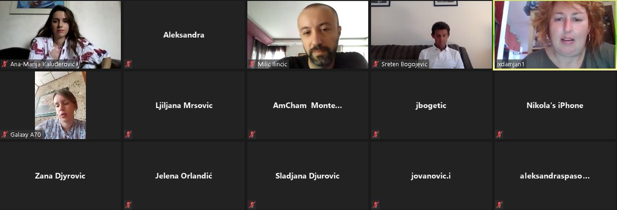AmChamMNE's tweet photo. AmCham Komitet za radne odnose održao je danas treći HR AmCHaT, tokom kojeg smo razgovarali o ponovnom uvođenju mjera i radu od kuće, usljed novog razvoja okolnosti izazvanih koronavirusom.
#amcham #amchat #coronavirus #workfromhome https://t.co/k0FCAudEO5