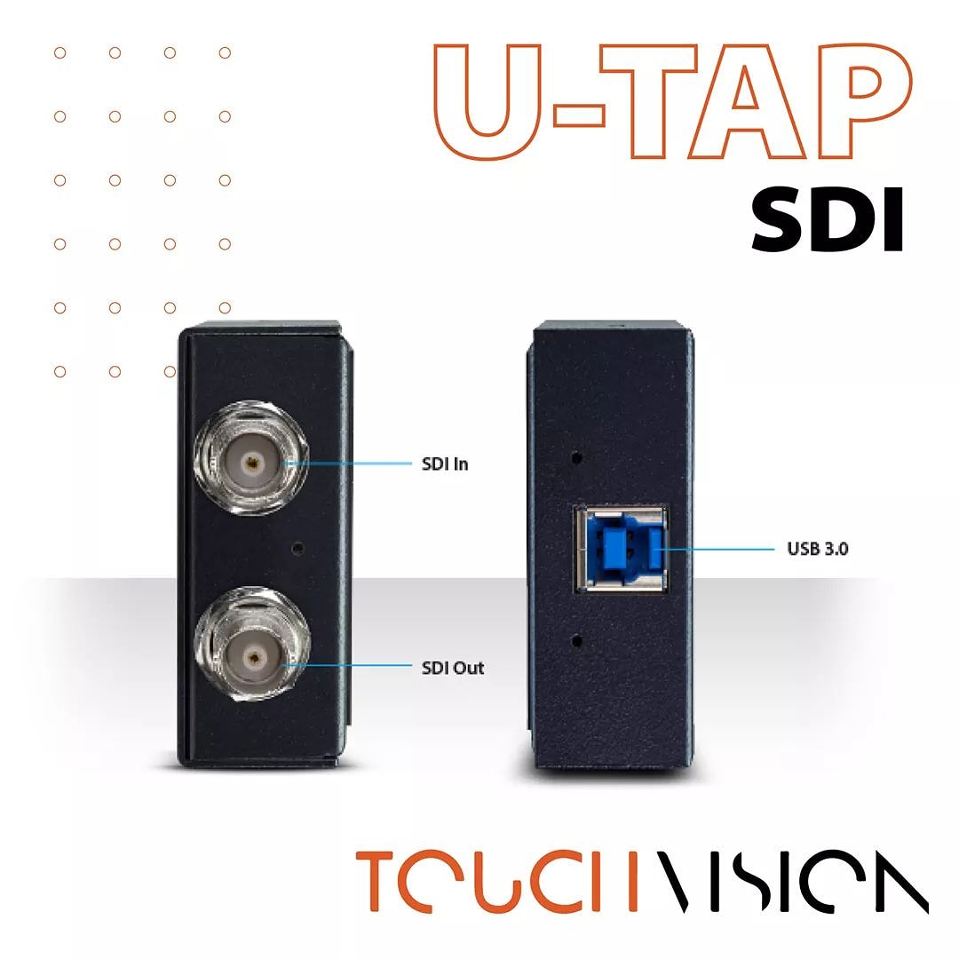 Touchvision1's tweet photo. The U-TAP 3G-SDI USB 3.0 capture devices brings professional connectivity and high-quality video capture to your laptop or workstation. 

U-TAP SDI is bus-powered with the ability to simply and easily bring in video across 3G-SDI. https://t.co/R3d9EPpPgp