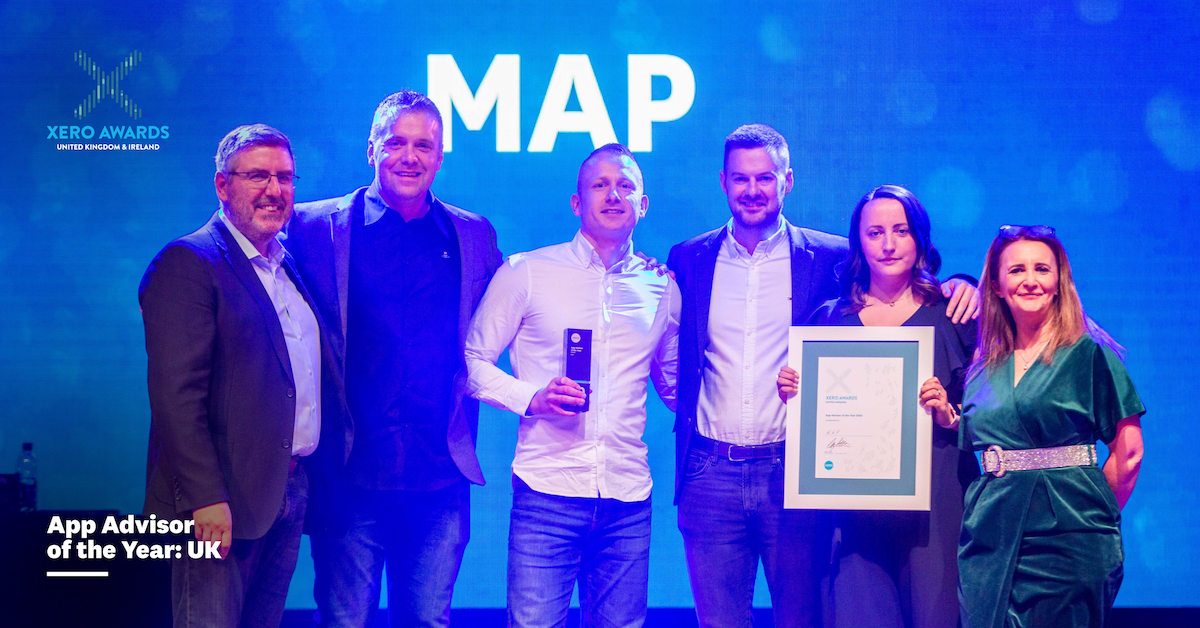 Paul_BarnesACCA's tweet photo. I am constantly reminded of the talents and dedication of the MAP team as we share client success stories or feedback.

Winning Xero App Adviser of the year was a testament to that but also a reminder to always live up to the title by giving clients the best experiences possible. https://t.co/SKS9UoADY9