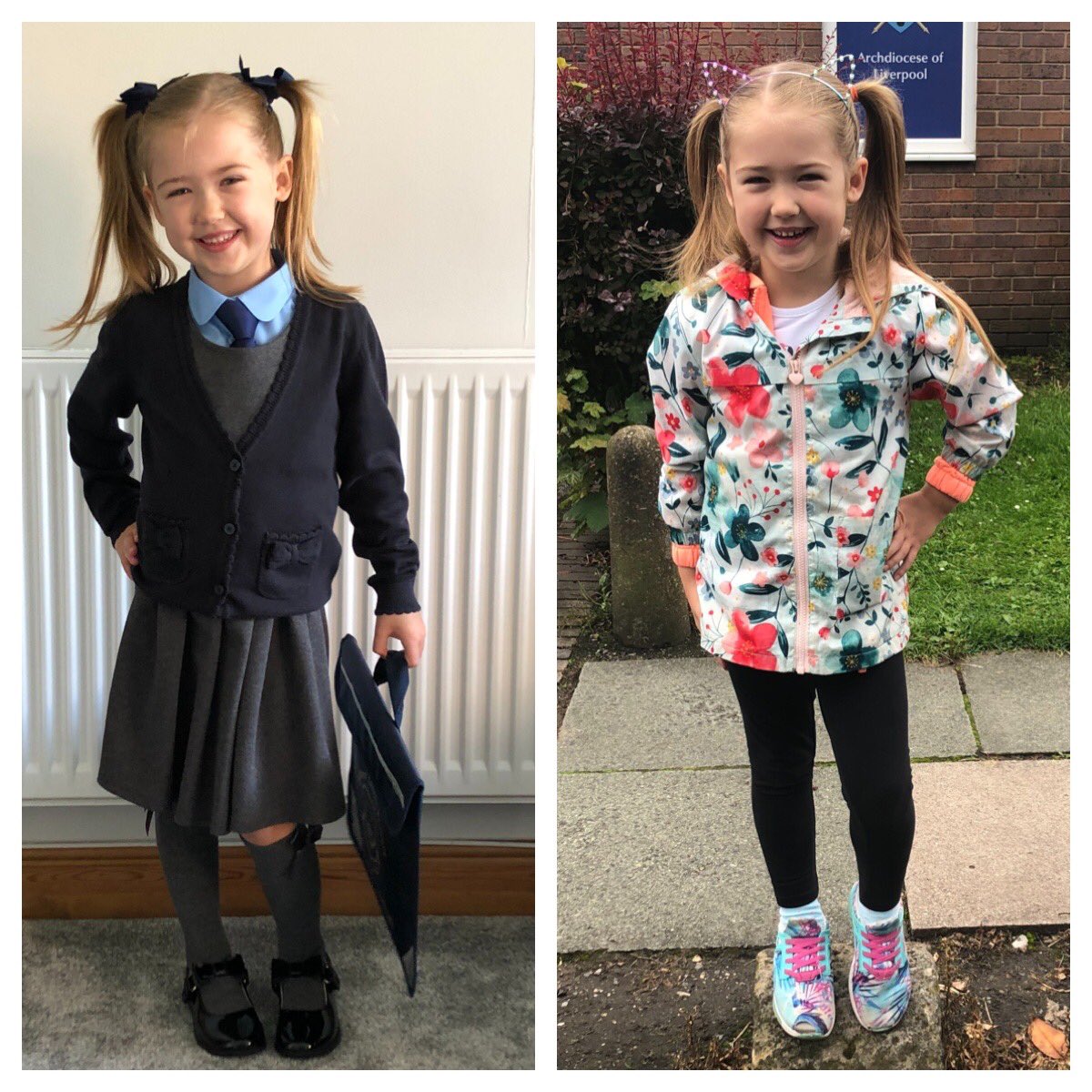HannahTravis86's tweet photo. First day / Last day of Reception!! Thank you to all the teachers and support staff who have looked after India over the last year, especially over the last few weeks. Have a great summer! Bring on year 1! @orrellstjames @OSJ_RecS @OSJ_RecT @OSJ_MrsSmith https://t.co/priHhRKilU