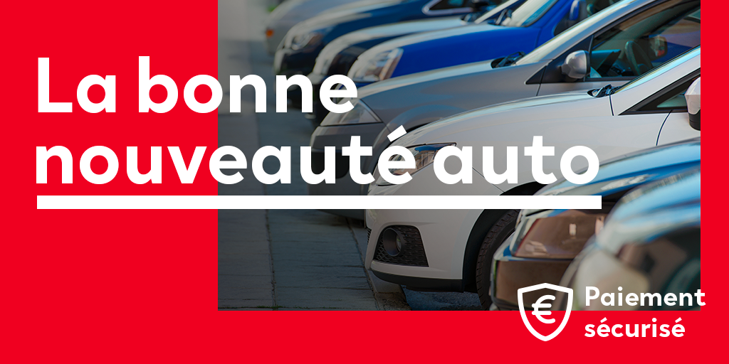 leboncoin's tweet photo. 🚗 La bonne nouveauté auto 🚗
Vendez et payez en ligne vos véhicules d'occasion entre particuliers en toute sécurité sur @leboncoin 👉 https://t.co/cAtmoF0TEU https://t.co/4wu2BNOoUk