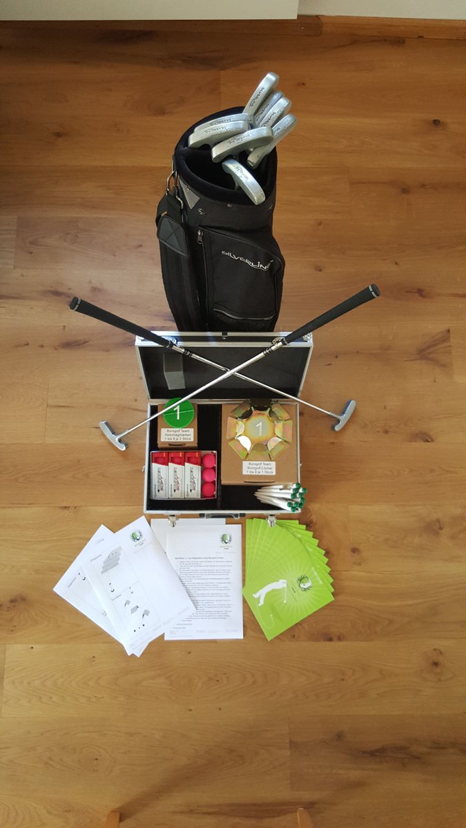 buerogolfteam's tweet photo. Ihr seid eine kleine Abteilung und möchtet endlich wieder mal ein Teambuilding zusammen machen? Nutzt unsere Mietausrüstung, die wir euch unkompliziert, kontaktlos zusenden. Auspacken, aufbauen und los geht es!
#oneteam #wirkommenwieder #buerogolfzurmiete #spielproviel https://t.co/LnUfjF3yzI