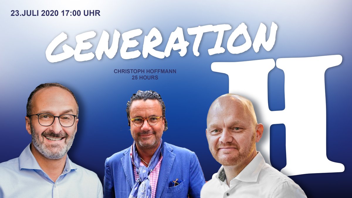 Am kommenden Donnerstag (23.7.2020 um 17h) bei @Generationhote1 begrüßen wir LIVE auf Facebook Christoph Hoffmann, Mitbegründer der @25hourshotels. Wir freuen uns! #generationhotelier #coronarevolution #TXnC facebook.com/generationhote… @aobertop #hotellerie #hotel