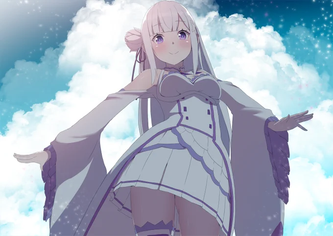 初エミリアたん #rezero #リゼロ 