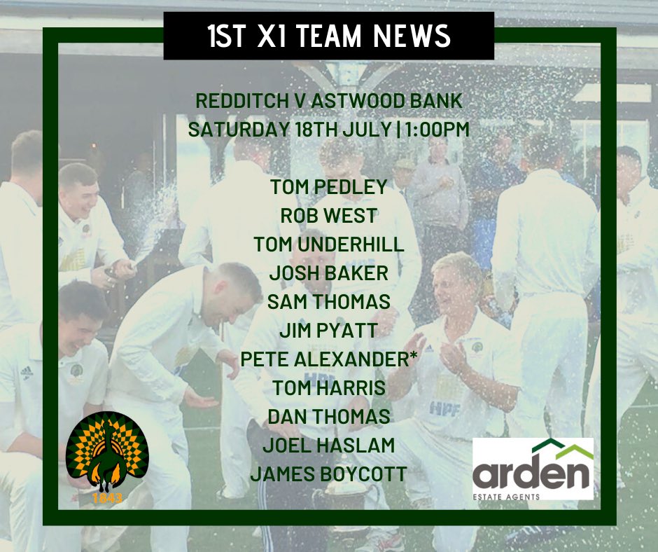thebankcc's tweet image. Here we go, the first games of the season. In a restructured competition, Bank jump on the 70 and travel to local rivals Redditch for our first game of the season.

There will be plenty of outdoor space for spectators, just take your own chairs or rugs etc.