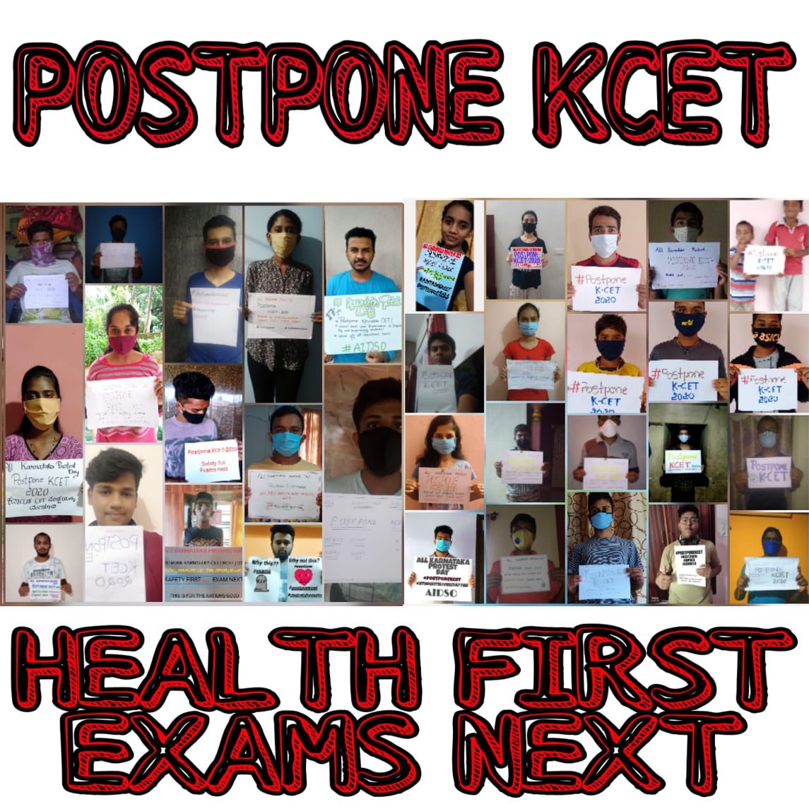 anvith_kateel's tweet photo. Plz postpone KCET#postponekcet2020
#cancelfinalyearexams
#NoExamUGC
 @Yediyurappa 
@drashwathcn
@PMOIndia
@CMofKarnataka https://t.co/A52ObNv3eE