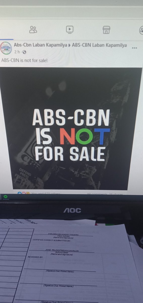 imjoyfelizardo's tweet photo. β€οΈππ
Abs-cbn Is Not For Saleππ
Ibebenta Na π
#YesToABSCBNFranchise
#VoteYesToAbscbn
β€οΈππ
ππΏπ―οΈ
#IbalikAngPrangkisaNgABSCBN
#IbalikAngAbscbn
Comeback Soon
We Miss You Kapamilya πππΏ https://t.co/B1nojXHqlX