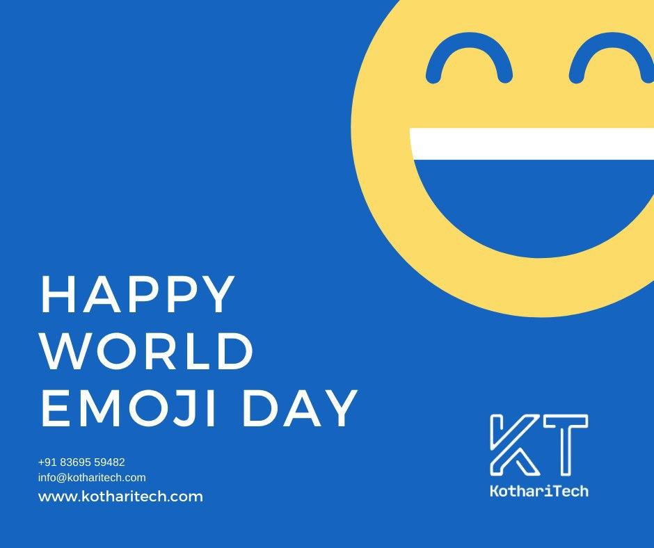 KothariTech's tweet photo. 😎Happy #worldemojiday , Celebrate each day with a Happy face, a pair of raised hands, or with a face mask. 😊🙌😷😉
🤑
🤓
🙂
🤗
😃
😁
🥰
😉
😬
#kotharitech #worldemojiday #worldemojiday2020 #coronavirus #emoji #creative #illustration #emojiday #emojiday2020 #emojilover https://t.co/P4cJpTBt1r