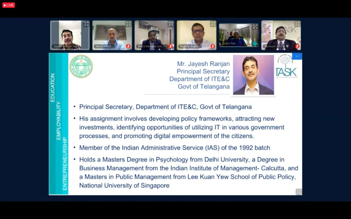 ShrikantNF's tweet photo. @taskts @coursera partnership to #skill 50,000 #youth launched by @jayesh_ranjan @raghavgupta72  on #WYSD2020 has good response with over 2000 interested people on first day. 
For more information/registration https://t.co/DnNGSAkEpg https://t.co/qJ7nJwA8jY