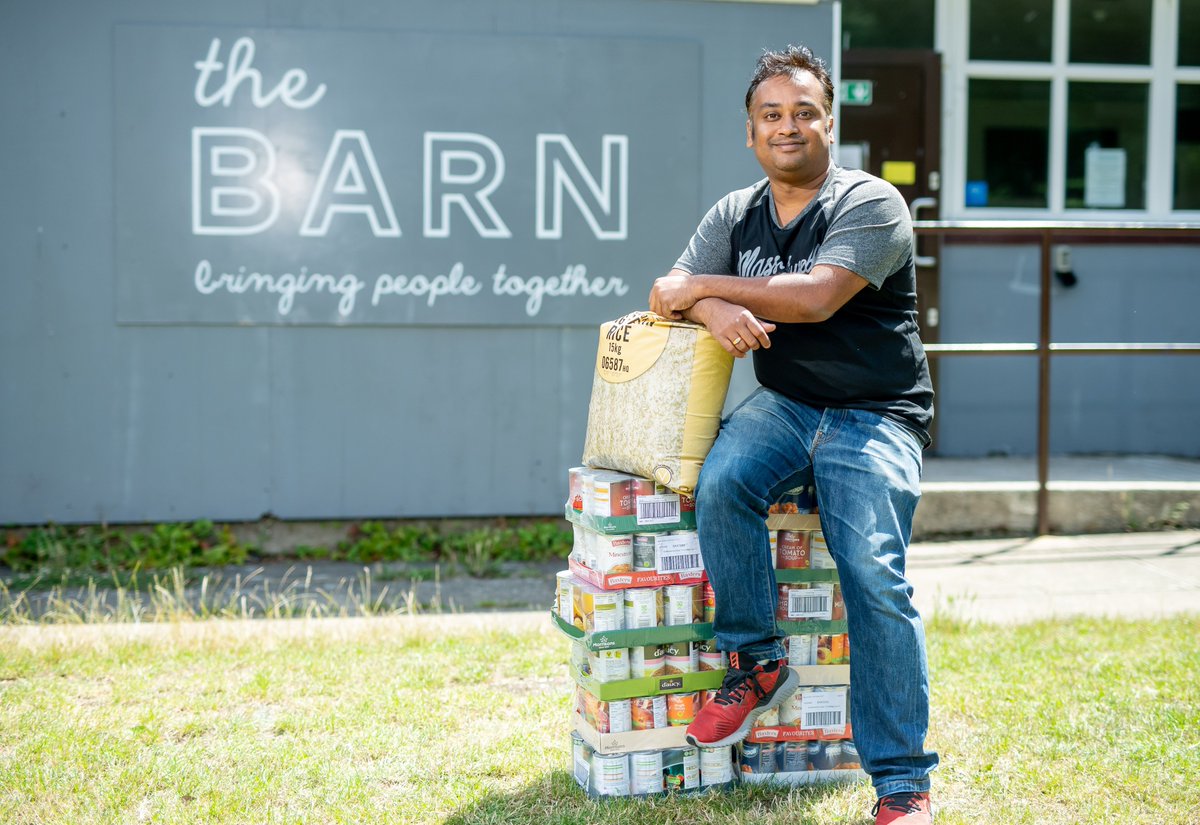 Today is the start of the first ever UK #southasianheritagemonth <a href="/SAHM_UK/">South Asian Heritage Month</a> &amp; we're celebrating <a href="/BrightCauldron/">Brighton Cauldron</a> whose ethnically diverse food hub was funded through our Sussex Crisis Fund during #COVID19  Here's Joydeep who helps to run the hub. Photo by <a href="/dcoolimages/">Darren Cool Images</a> <a href="/WestdeneGreen/">Friends of Westdene Green</a>