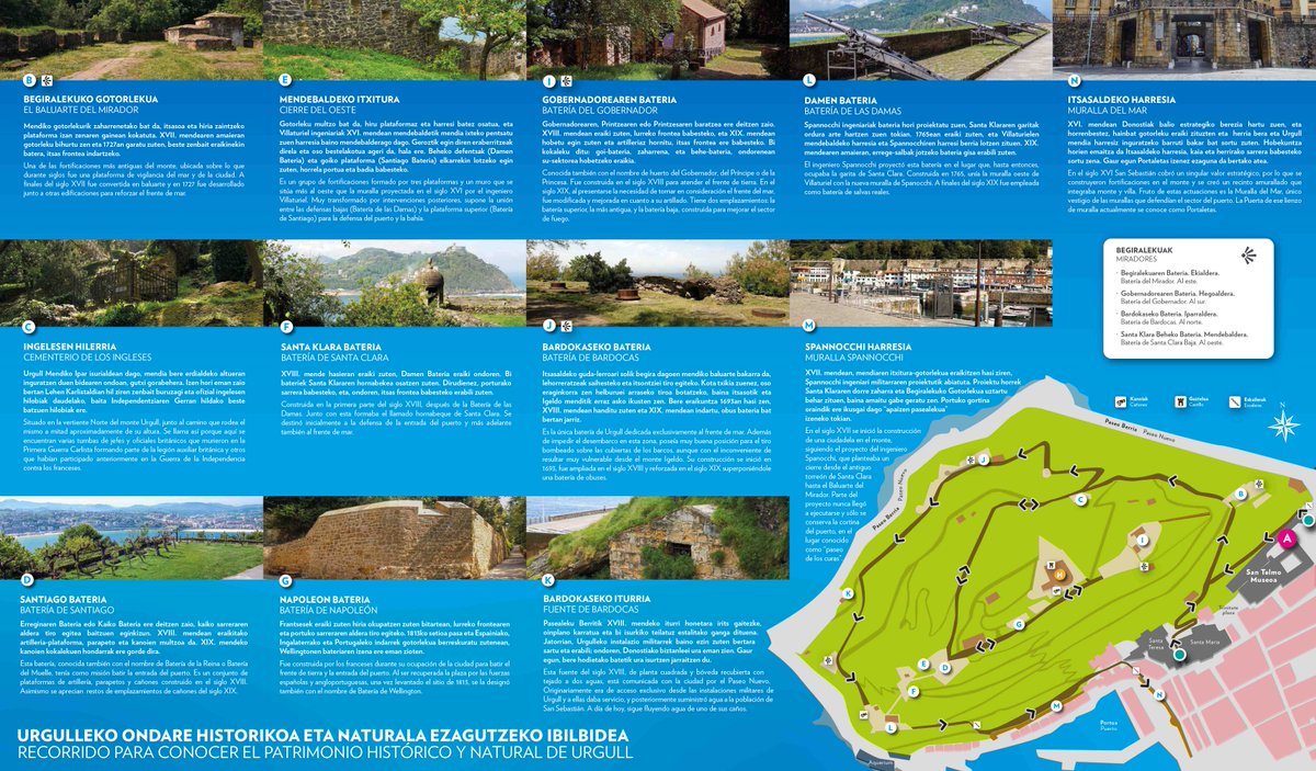 El museo ha preparado un mapa y una app para disfrutar del monte Urgull conociendo su patrimonio.
ow.ly/GEpD50AAQe3
<a href="/SSTurismo/">Visit San Sebastian</a> <a href="/donostiakultura/">Donostia Kultura</a> <a href="/Ayto_SS/">Ayto San Sebastián</a> <a href="/cristina_enea/">Cristina Enea Fundazioa</a>