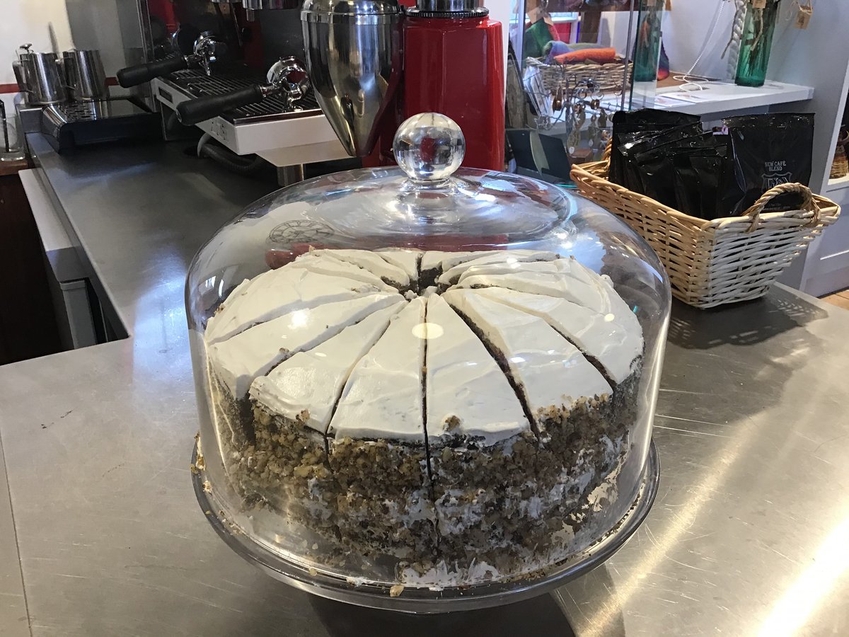 Lovely Coffee &amp; Walnut cake made by our amazing apprentice. Perfect with a cup of tea or coffee. We are Open Today 10am to 3pm #Hivenenthead #cumbriafood #cumbrialife #coffee #food #hungry #nenthead #cumbriatourism