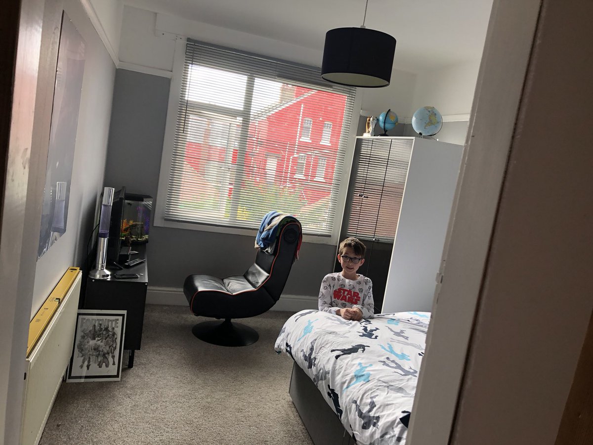 m10yd's tweet photo. One of the most selfless boys I know.... Alfie Lloyd in his big boy room! 💙💙 https://t.co/CIl48tvajg