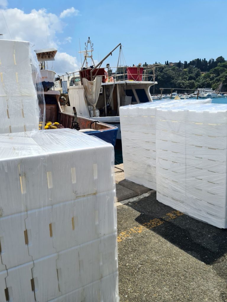 TigullioNews's tweet photo. Plastica e mare. Cassette di polistirolo in mare prima che il peschereccio salpi - https://t.co/cOcWXLH7Fr https://t.co/yxsklsPvr7