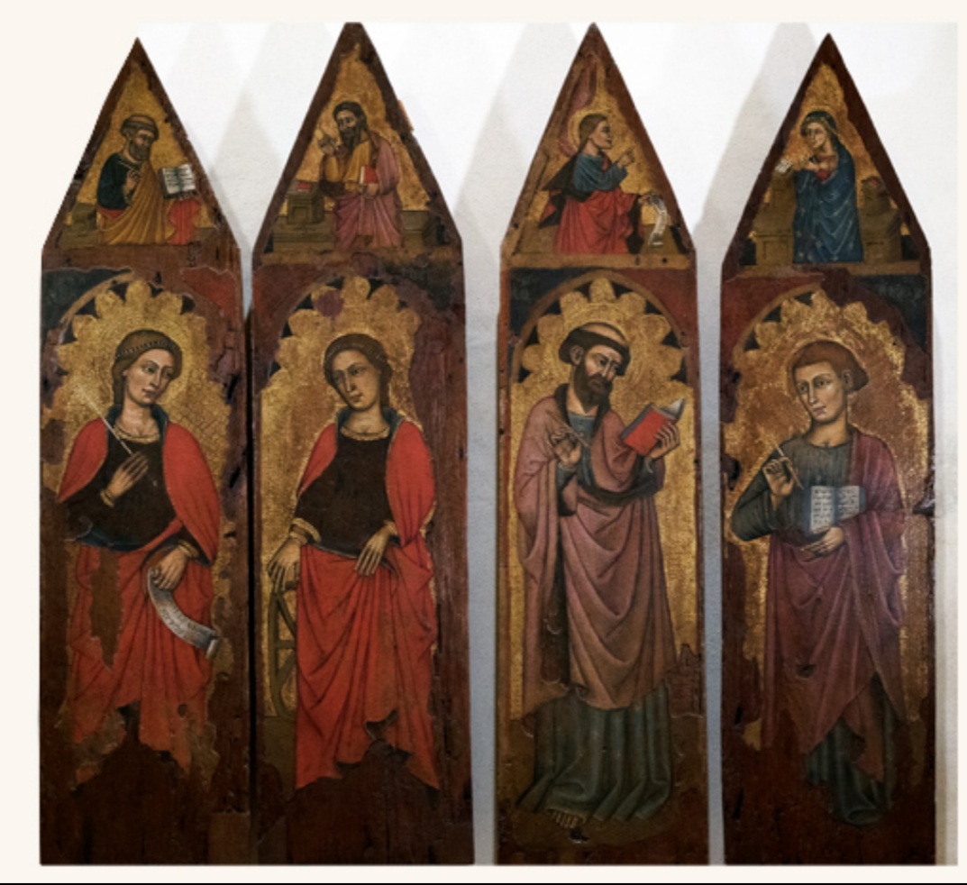 MuseoBellomo's tweet photo. #laculturariparte #graziesiciliani #laculturanonsiferma
Scuola siracusana, prima metà sec. XV
Quattro Santi (da un polittico)
https://t.co/AFnKUffy1W https://t.co/OedoE31Z5E
