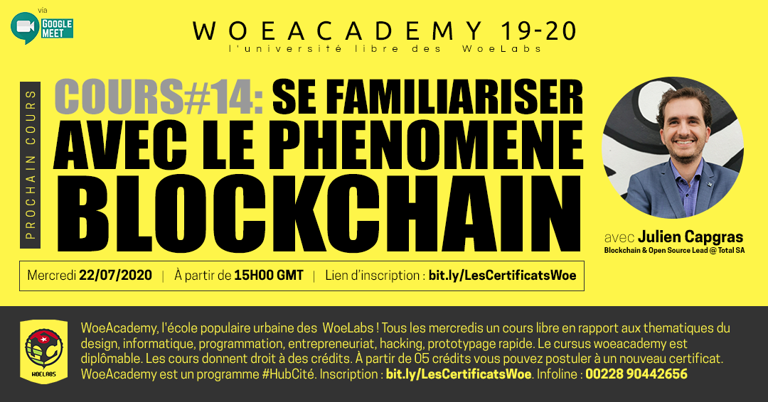 Cette #conference d'initiation et découverte de la #blockchain et ses applications se dédie, en priorité, à un public non averti et offrira une présentation suffisamment pédagogique. 

Inscription à la vidéoconférence : bit.ly/LesCertificats…

#Blockchains #blockchaintechnology