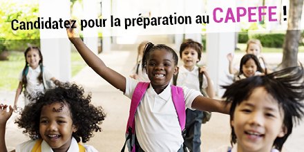 INSPE_Lille's tweet photo. L’@INSPE_Lille met en place une préparation au #CAPEFE, destiné aux enseignant.e.s souhaitant enseigner à l’étranger dans un contexte plurilingue au cours de leur carrière.
📝 Candidatures ouvertes jusqu'au 15/09/20.
Plus d'informations 👉 https://t.co/k6ttl4mJFy https://t.co/UvDJA9Myq9