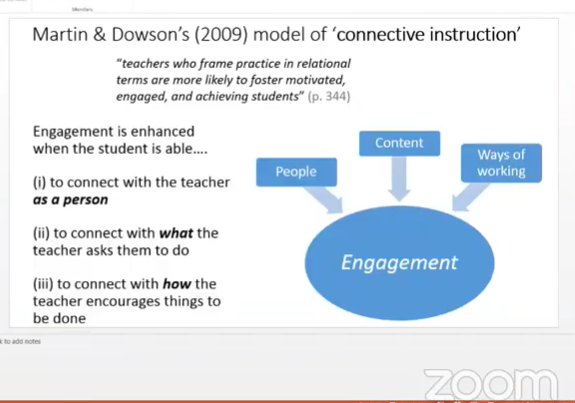 lora_agbaso's tweet photo. 'Engagement seems to be enhanced when students can connect with the teacher as a person' Alastair Henry at #FOLLM event #Motivation #SLA https://t.co/nHnmHUd2WQ