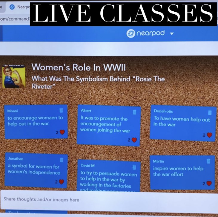 MrColli1's tweet photo. #Learn_Nearpod
#Live_Classes
#Launch_through_Teams
#Prepare_for_ANY_Situation
Any questions, feel free to reach out. Nearpod is a complete game changer for live, distance learning. It also is an excellent tool to you in the classroom as well. @NasserIbrahim @YPSSummerSchool https://t.co/ogl6Whri0g