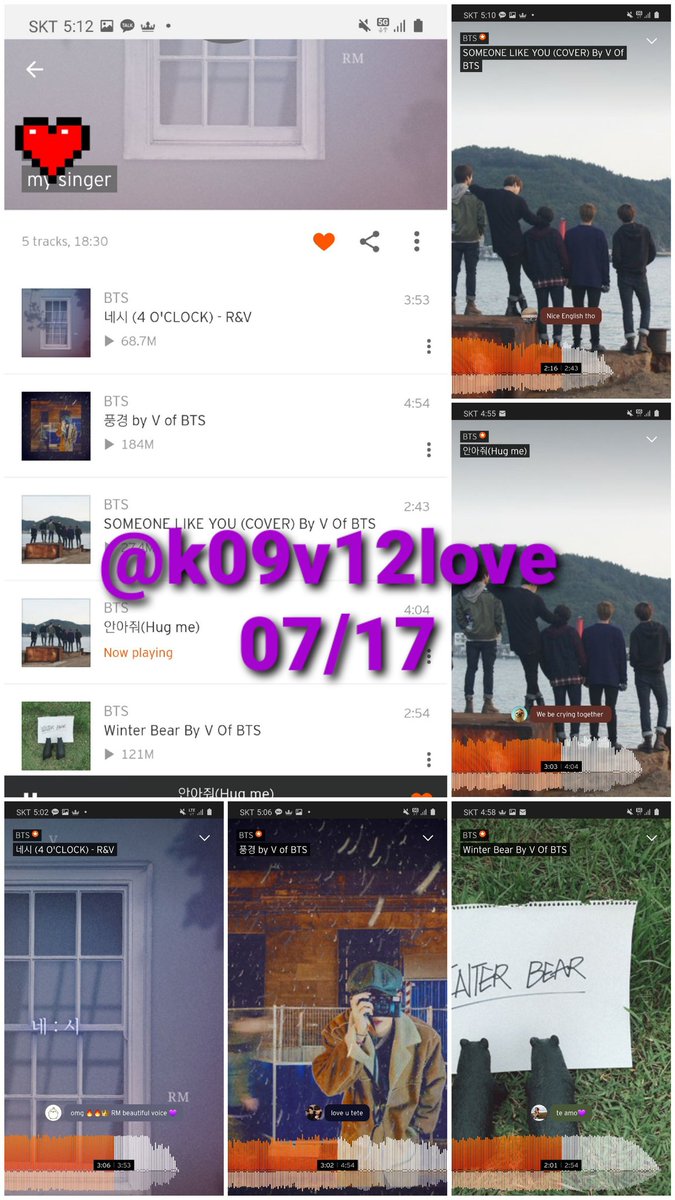 k09v12love's tweet photo. @scenerystory @BTS_twt 🌈사클 #태형3종세트

#FirstSoloistV 
#FirstArtistV 
#SweetNight108개국1위

      SWEET NIGHT 
  BY KIM TAEHYUNG 👑

#WinterBear121M👉121.454.310
#풍경184M👉184.296.329
#네시68M👉68.737.516

#BTSV #TAEHYUNG #김태형 
@BTS_twt

💌7월17일 am8:55 https://t.co/XUHhfBCgPn