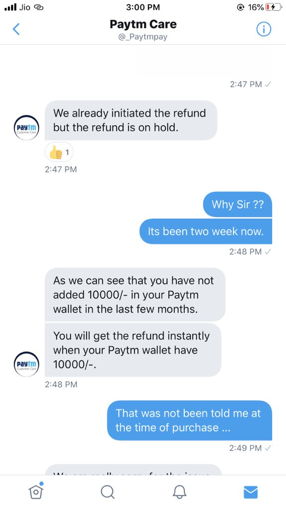 <a href="/Paytmcare/">Paytm Care</a> <a href="/PaytmCybercell/">Paytm Cyber Cell</a> <a href="/PaytmBusiness/">Paytm For Business</a>