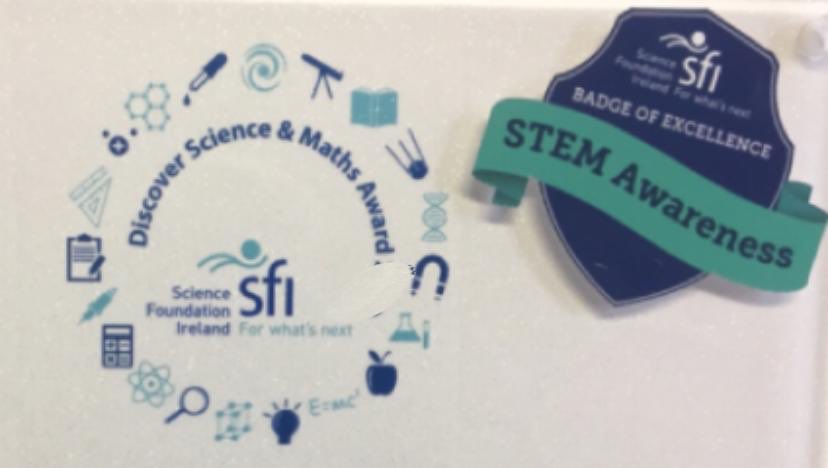 TimoleagueNS's tweet photo. 🔊 We are so proud to have been awarded the “Badge of Excellence” this week for all of the excellent STEM teaching and learning that happens in our school. This is a Level 3 &amp; highest award that Science Foundation Ireland can award schools 🔊@scienceirel @DPSM_Activities https://t.co/DDNUh3Ofp1