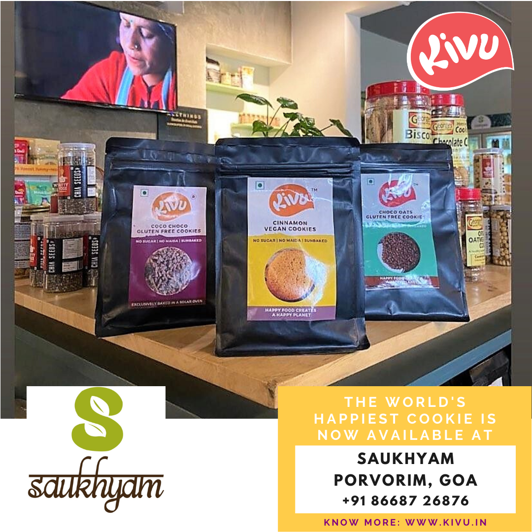 kivu_in's tweet photo. #StoreAlert Spreading our love, happiness and bountiful of Sunshine at Saukhyam Porvorim, Goa. Be enthralled by their hospitality and warmth and yes do pick up a pack of the world’s only #Sunbaked cookie when you are there.

#goa #kivu #happycookies #vocalforlocal #proudlyindian https://t.co/F6d9FcCVKN