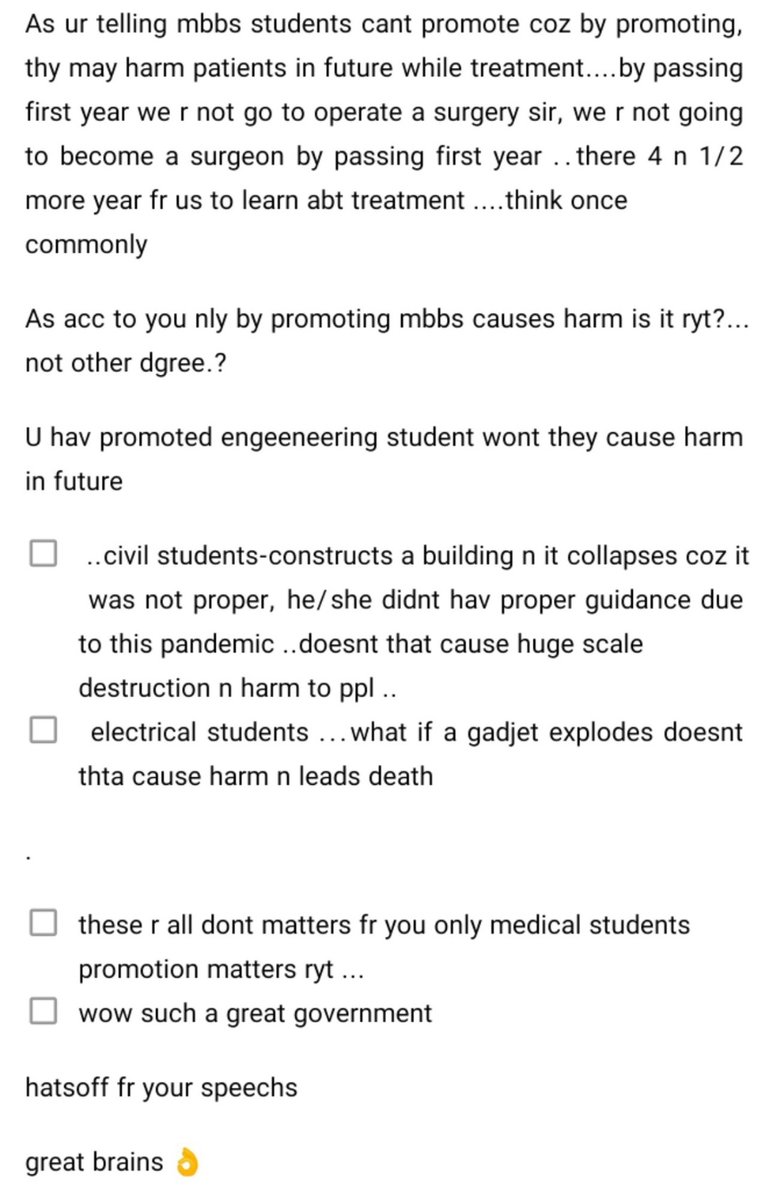 BharathVReddy7's tweet photo. Medicos ain't immune to Corona
Corona ain't scared of us #savemedicalstudents
#cancelmedicalexams 
#promotemedicalstudents https://t.co/ycObDRgWxe
#promotemedicalstudents
@CMofKarnataka @VCRguhs https://t.co/2HWirFix6L