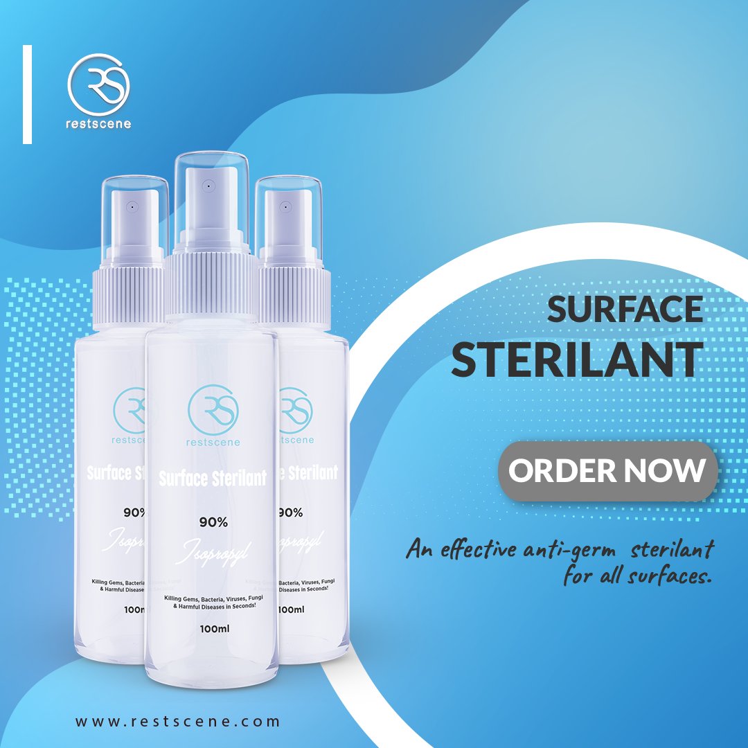 restscene's tweet photo. Let's keep the Surface #clean - Good news! #Restscene is set to support the #Hotel #Industry with a total of 1 #Million #free branded bottles of Restscene Surface Sterilant #Spray. Host with us and enjoy more benefits😍 https://t.co/IoggDrfUl9 https://t.co/JpQD6Jd35Z