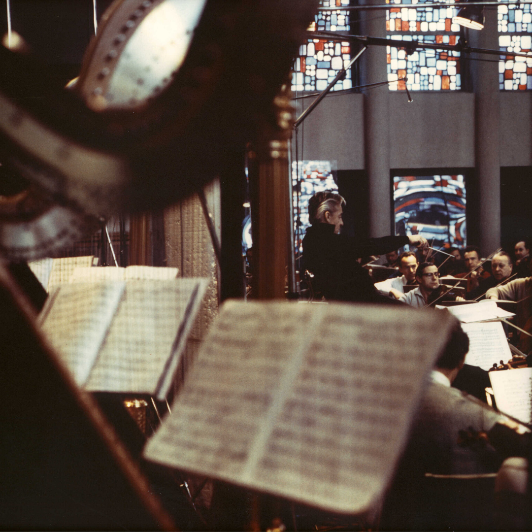 KarajanMusic's tweet photo. Karajan conducting the Berlin Philharmonics Orchestra inside of the Jesus-Christus Church in Berlin in 1970 ©Siegfried Lauterwasser;Karajan-Archive #karajanist #orchestra #conductor #berlinphilharmonics https://t.co/lRW1ay5SZJ