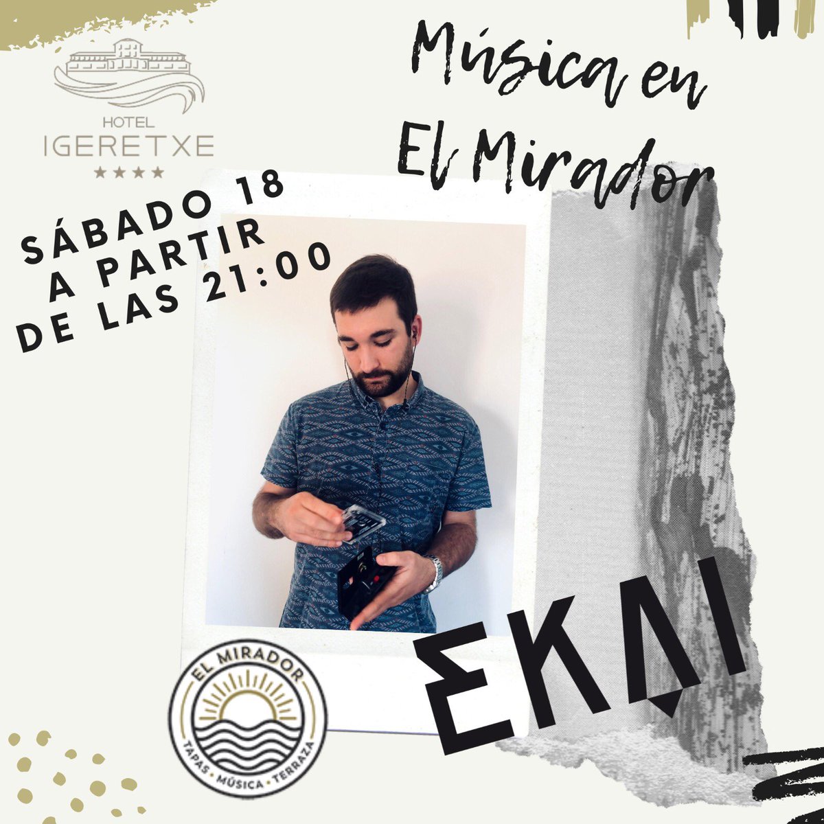 Mañana nos vemos en el Hotel Igeretxe a partir de las 21:00 ⚡️